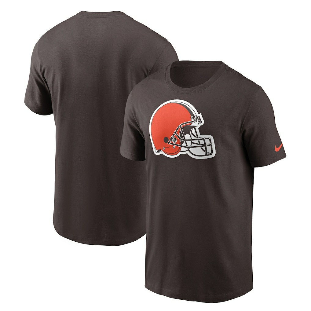 Cleveland Browns Primetime Logo Essential T-Shirt - Brown T-shirts
