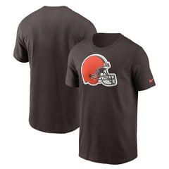 Cleveland Browns Primetime Logo Essential T-Shirt - Brown T-shirts