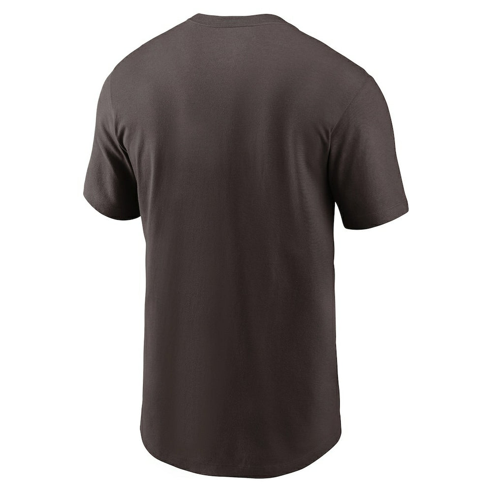 Cleveland Browns Primetime Logo Essential T-Shirt - Brown T-shirts