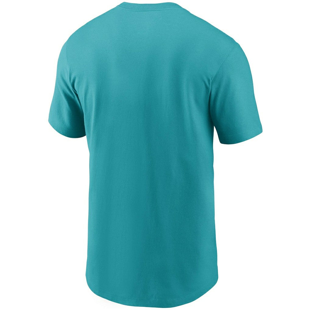 Miami Dolphins Primetime Logo Essential T-Shirt - Aqua T-shirts