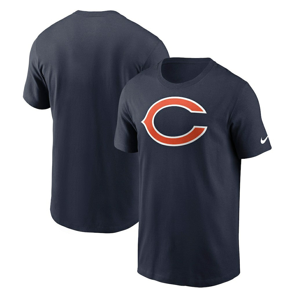 Chicago Bears Primetime Logo Essential T-Shirt - Navy T-shirts