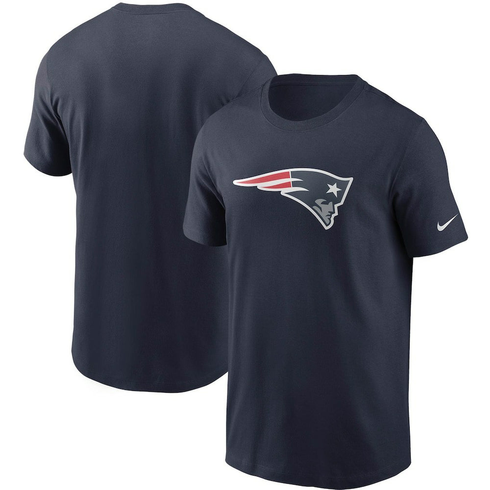 New England Patriots Primetime Logo Essential T-Shirt - Navy T-shirts