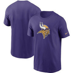 Minnesota Vikings Primetime Logo Essential T-Shirt - Purple T-shirts