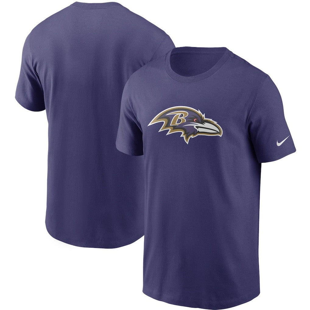 Baltimore Ravens Primetime Logo Essential T-Shirt - Purple T-shirts
