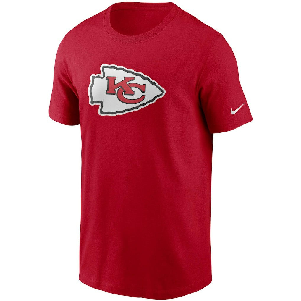 Kansas City Chiefs Primetime Logo Essential T-Shirt - Red T-shirts