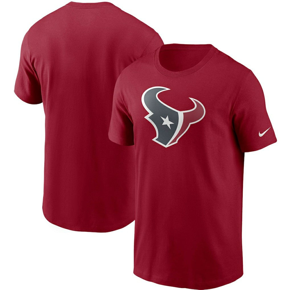 Houston Texans Primetime Logo Essential T-Shirt - Red T-shirts