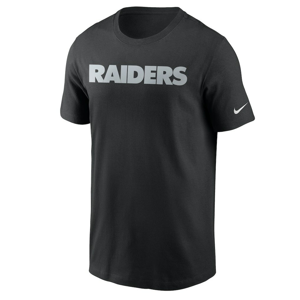 Las Vegas Raiders Team Wordmark T-Shirt - Black T-shirts