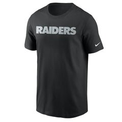Las Vegas Raiders Team Wordmark T-Shirt - Black T-shirts