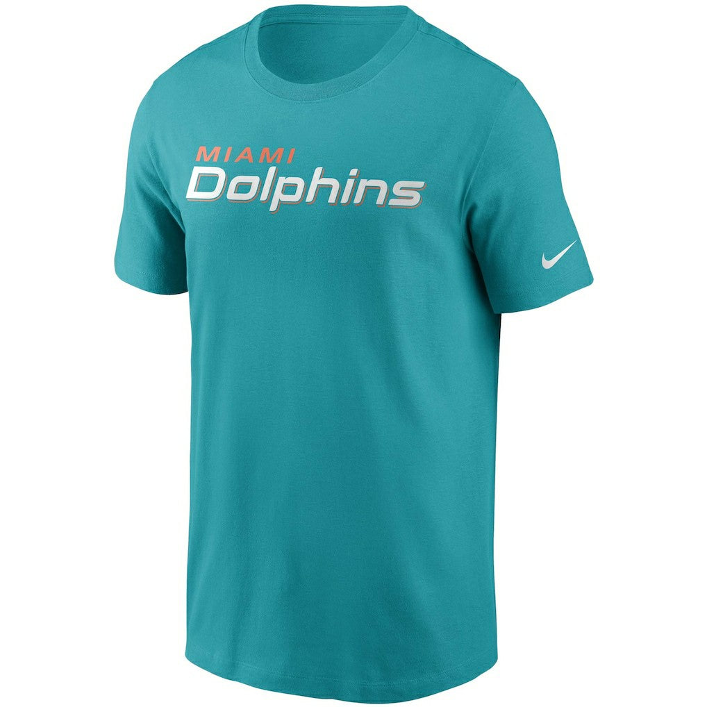 Miami Dolphins Team Wordmark T-Shirt - Aqua T-shirts