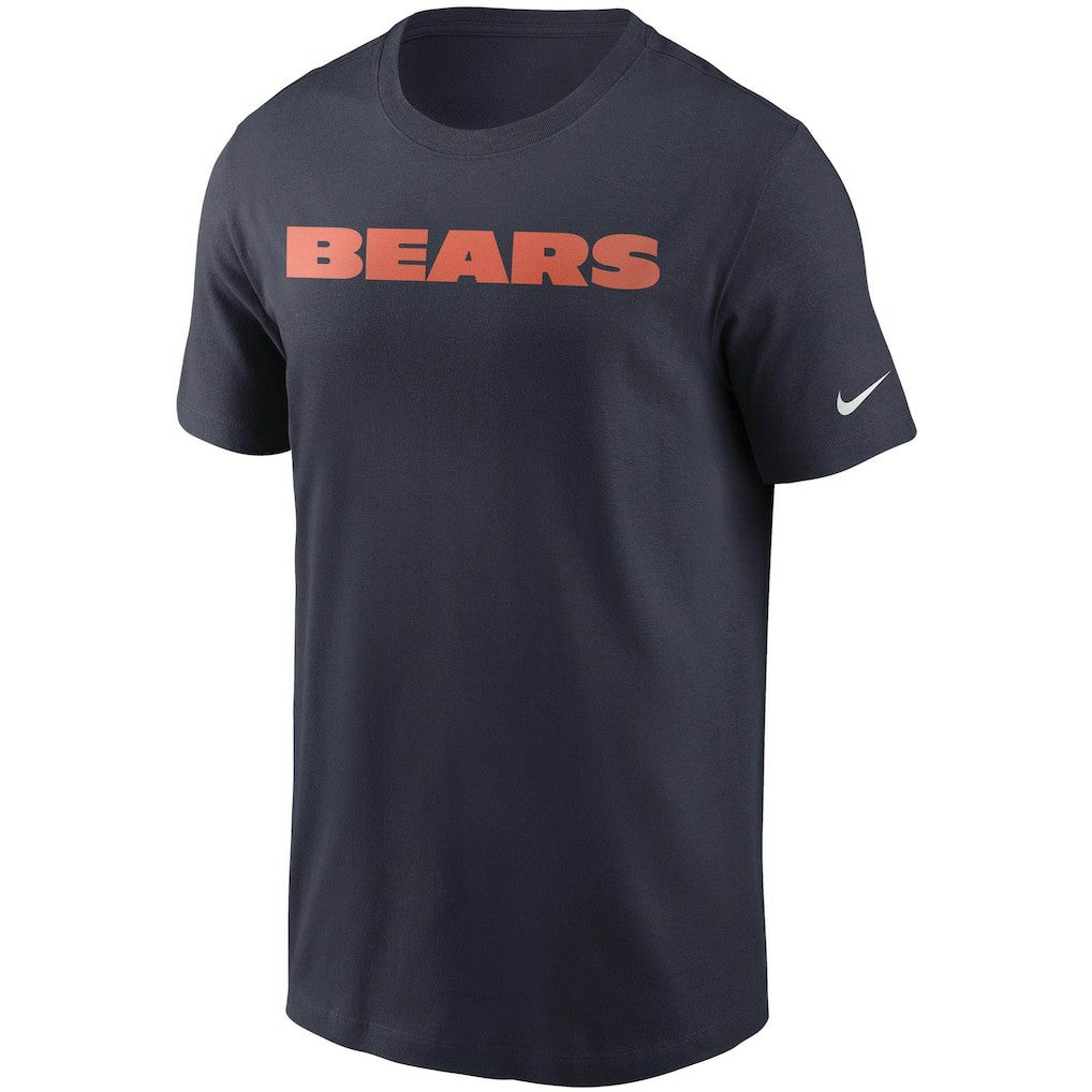 Chicago Bears Team Wordmark T-Shirt - Navy T-shirts