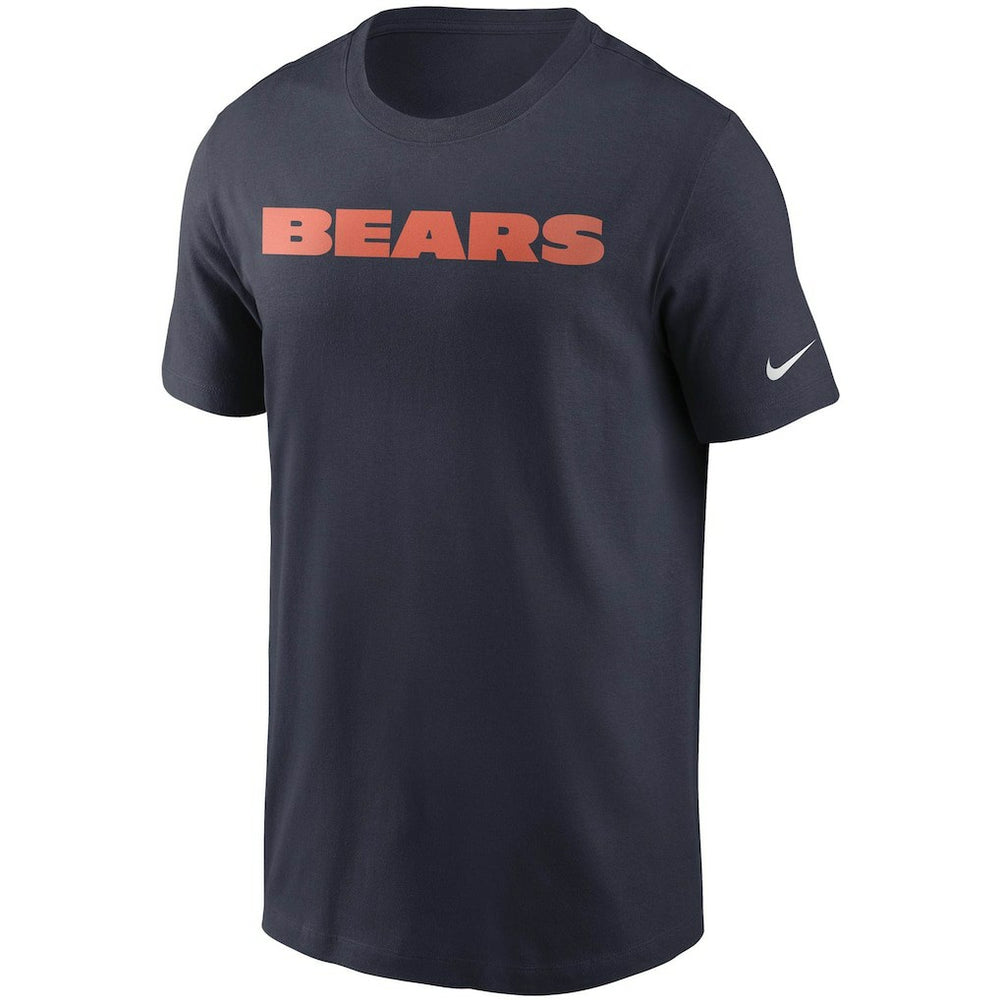 Chicago Bears Team Wordmark T-Shirt - Navy T-shirts