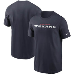 Houston Texans Team Wordmark T-Shirt - Navy T-shirts