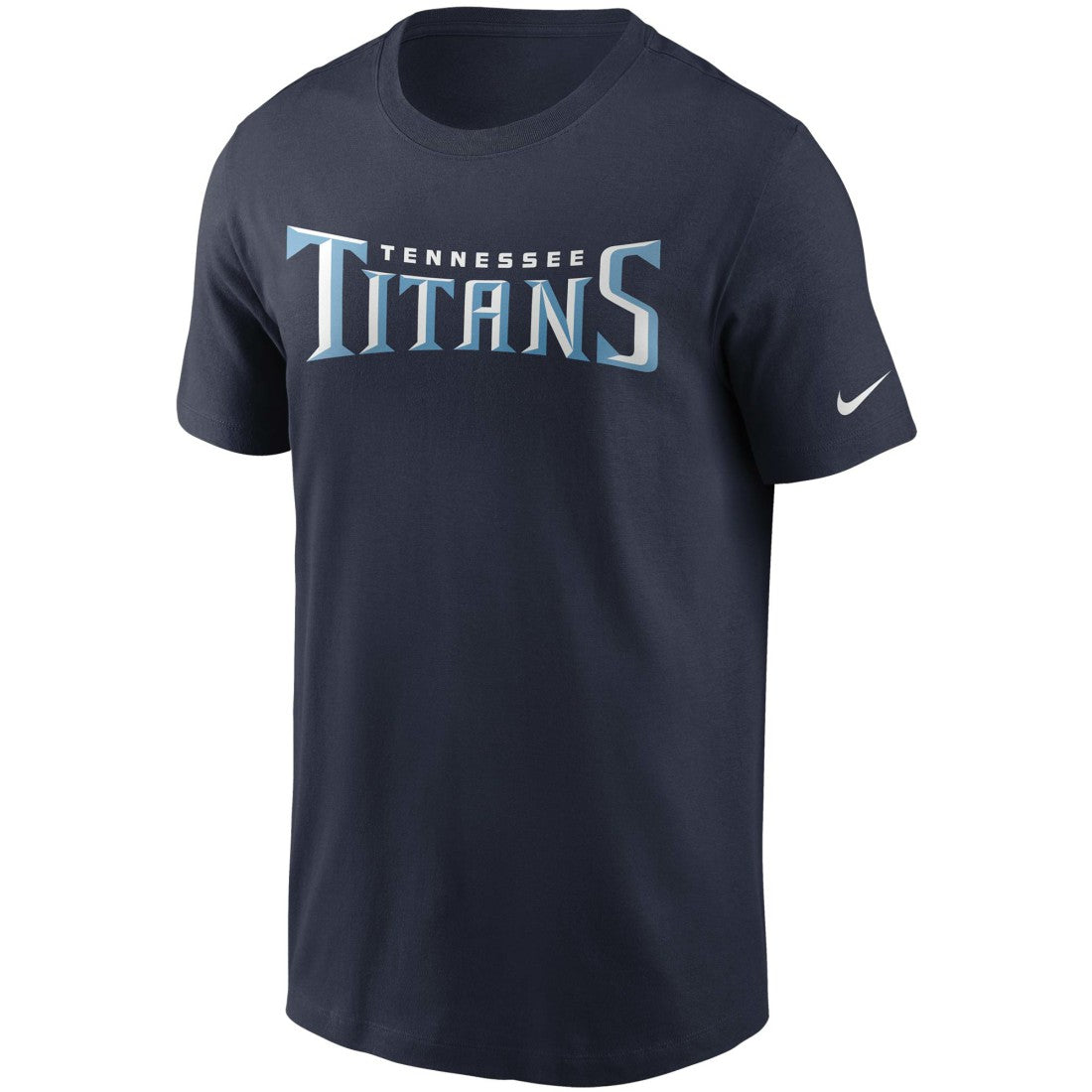 Tennessee Titans Team Wordmark T-Shirt - Navy T-shirts