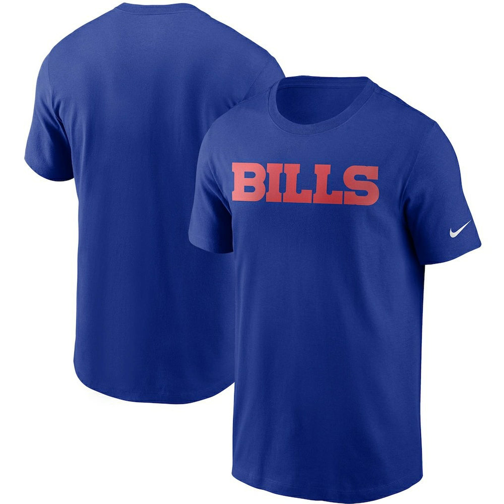 Buffalo Bills Team Wordmark T-Shirt - Royal T-shirts