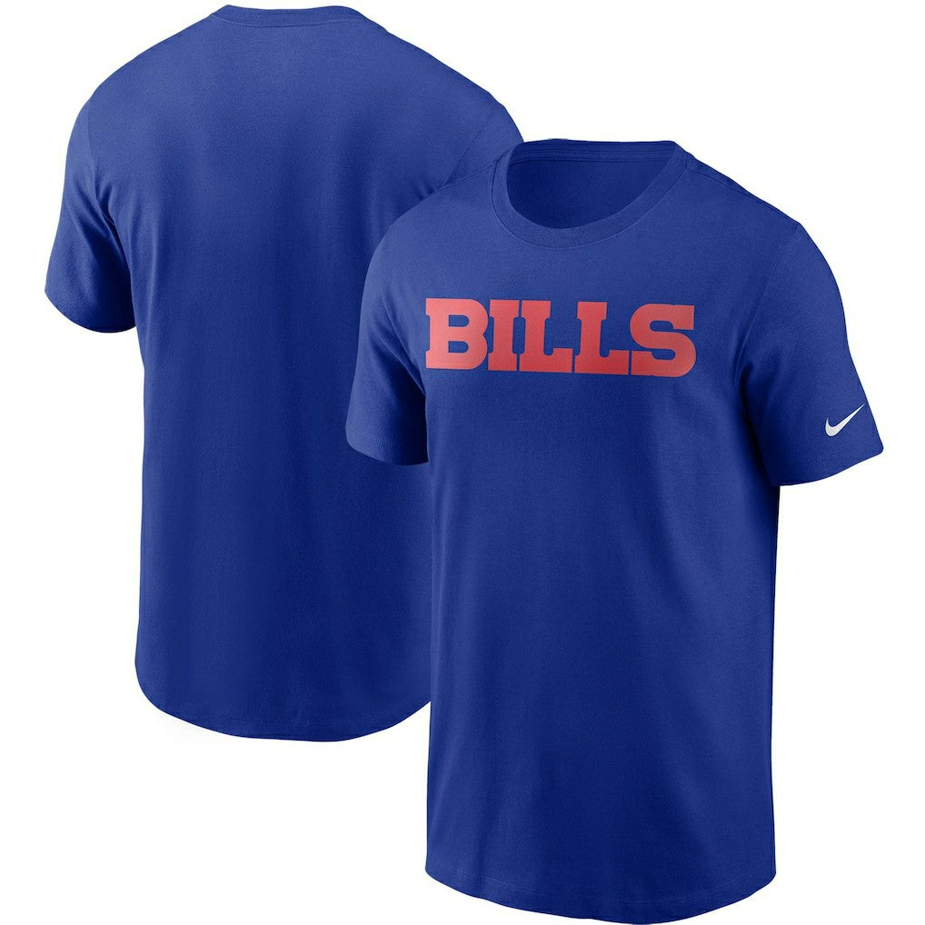 Buffalo Bills Team Wordmark T-Shirt - Royal T-shirts