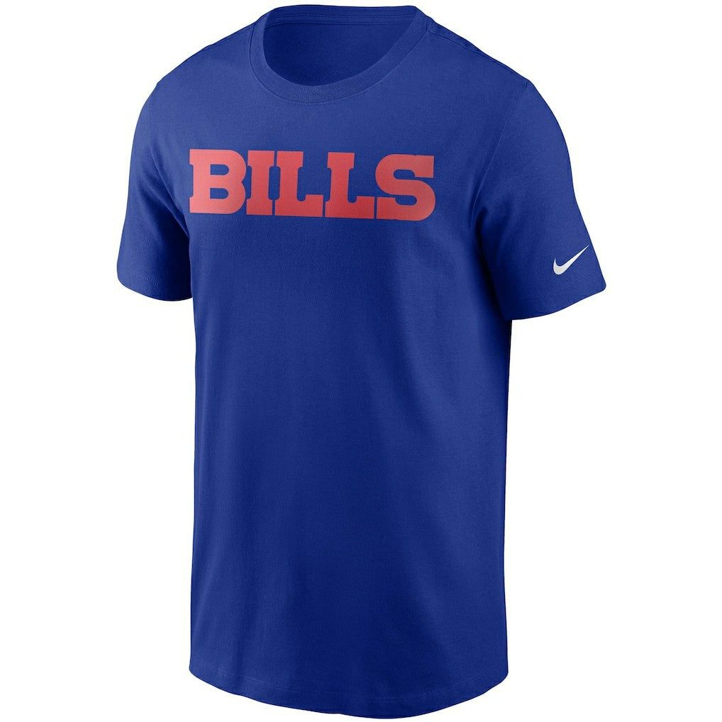 Buffalo Bills Team Wordmark T-Shirt - Royal T-shirts