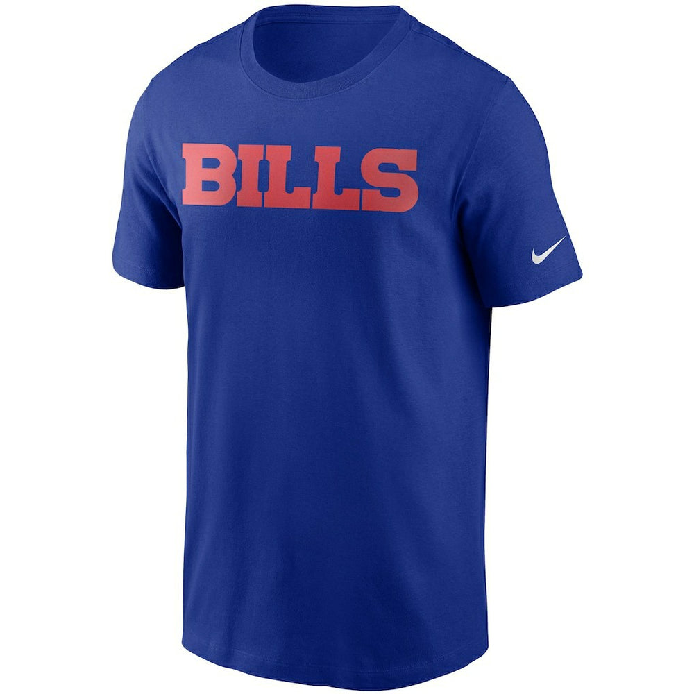 Buffalo Bills Team Wordmark T-Shirt - Royal T-shirts