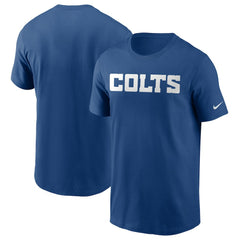 Indianapolis Colts Team Wordmark T-Shirt - Royal T-shirts