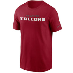Atlanta Falcons Team Wordmark T-Shirt - Red T-shirts