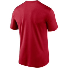 Tampa Bay Buccaneers Wordmark Legend Performance T-Shirt - Red T-shirts