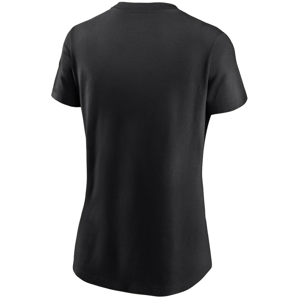 New Orleans Saints Women's Logo Essential T-Shirt - Black T-shirts
