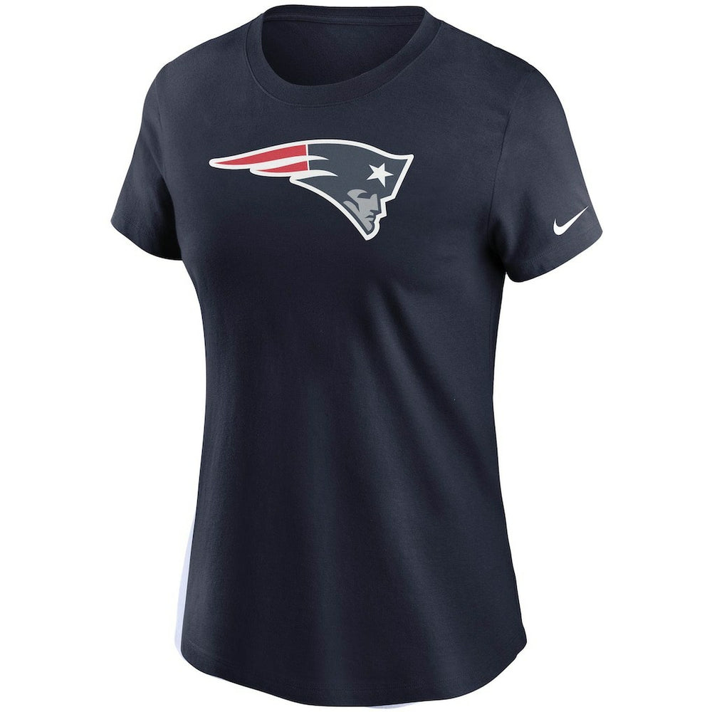 New England Patriots Women's Logo Essential T-Shirt - Navy T-shirts