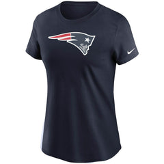New England Patriots Women's Logo Essential T-Shirt - Navy T-shirts