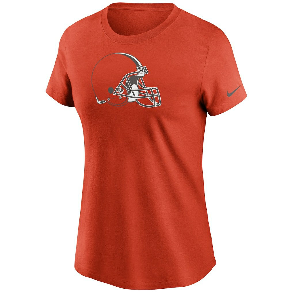 Cleveland Browns Women's Logo Essential T-Shirt - Orange T-shirts