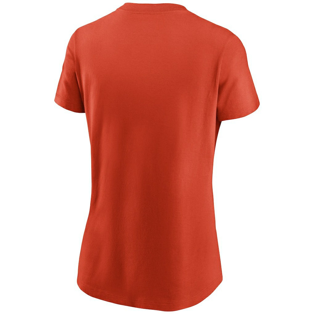 Cleveland Browns Women's Logo Essential T-Shirt - Orange T-shirts