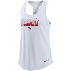 Arizona Cardinals Women's Light Impact Performance Racerback Tank Top - White Tops