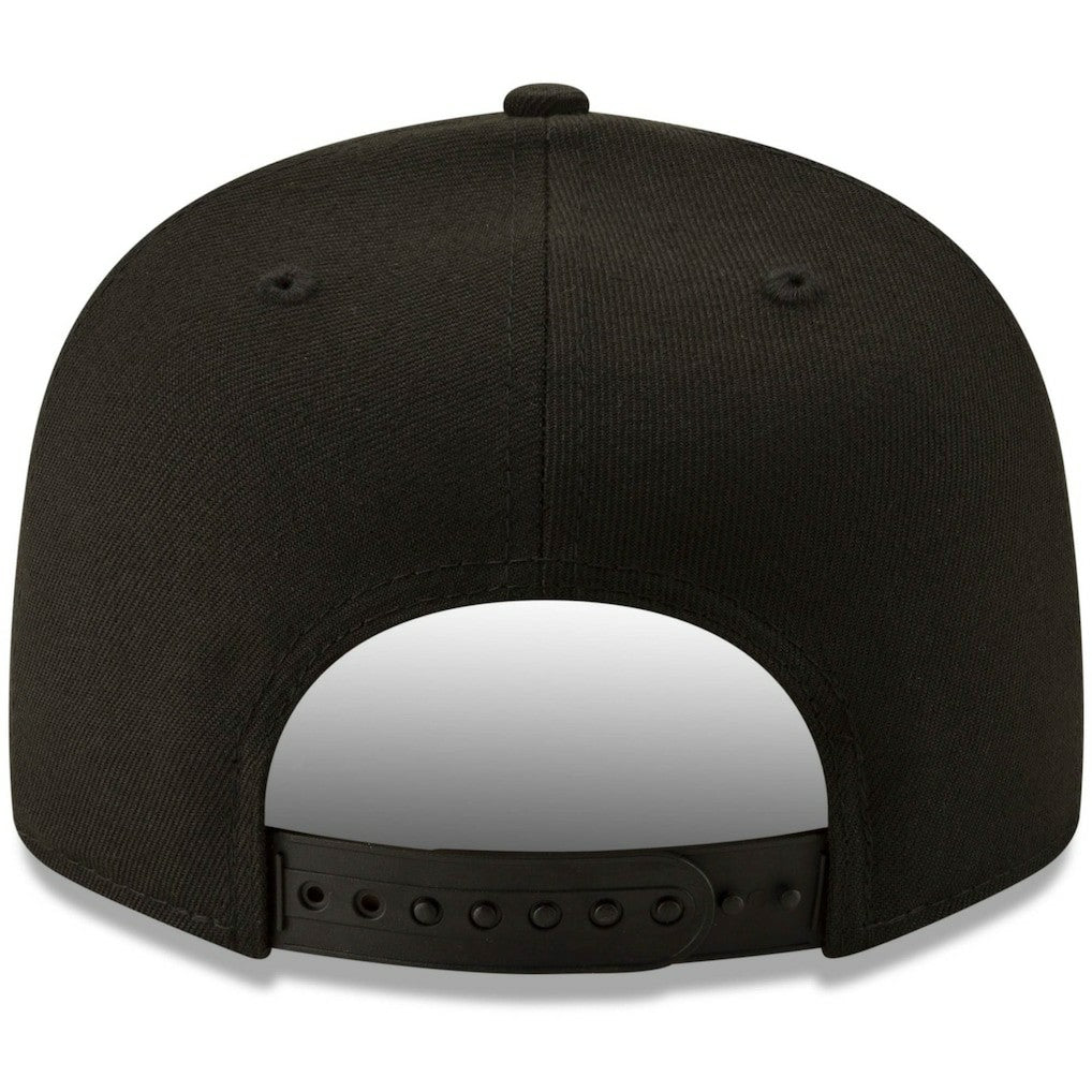 Chicago Bears New Era B-Dub 9FIFTY Adjustable Snapback Hat - Black Hats