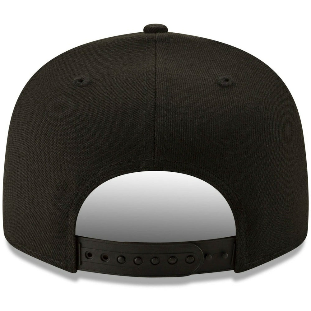 Chicago Bears New Era B-Dub 9FIFTY Adjustable Snapback Hat - Black Hats