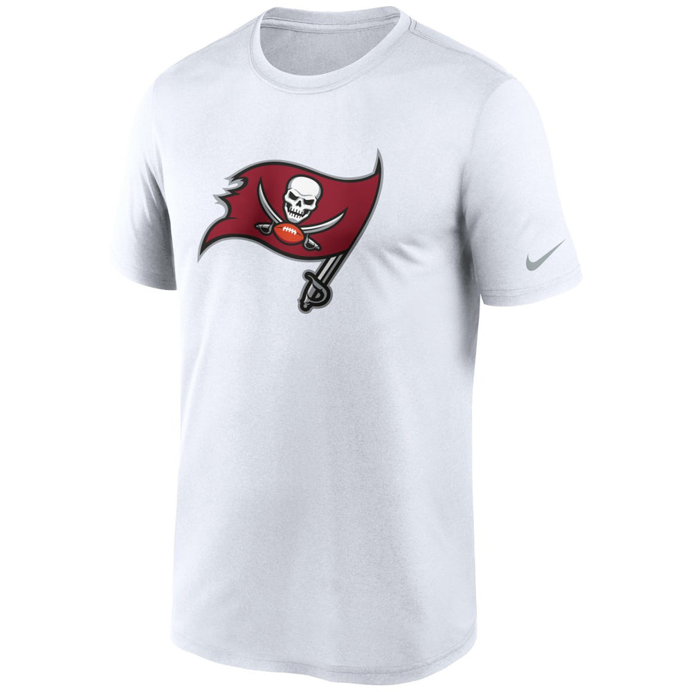 Tampa Bay Buccaneers Logo Essential Legend Performance T-Shirt - White T-shirts