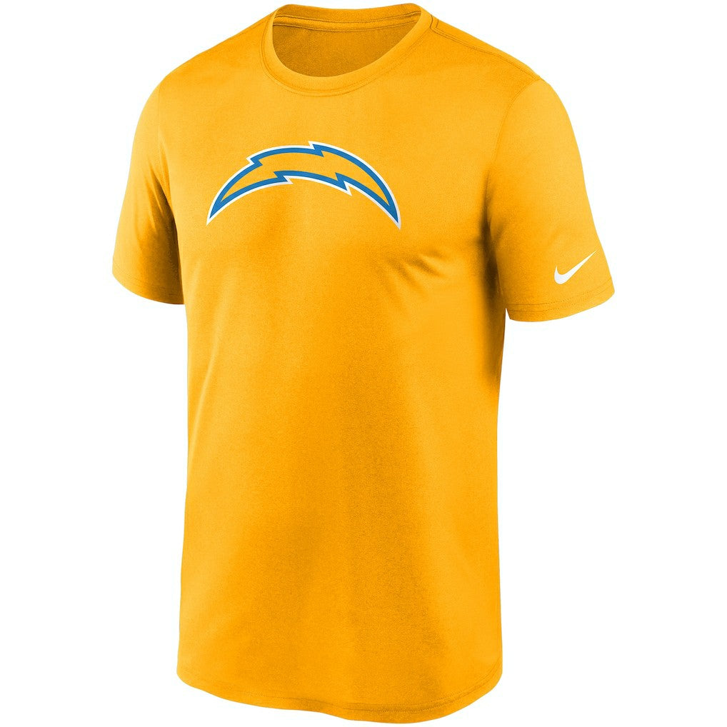 Los Angeles Chargers Logo Essential Legend Performance T-Shirt - Gold T-shirts