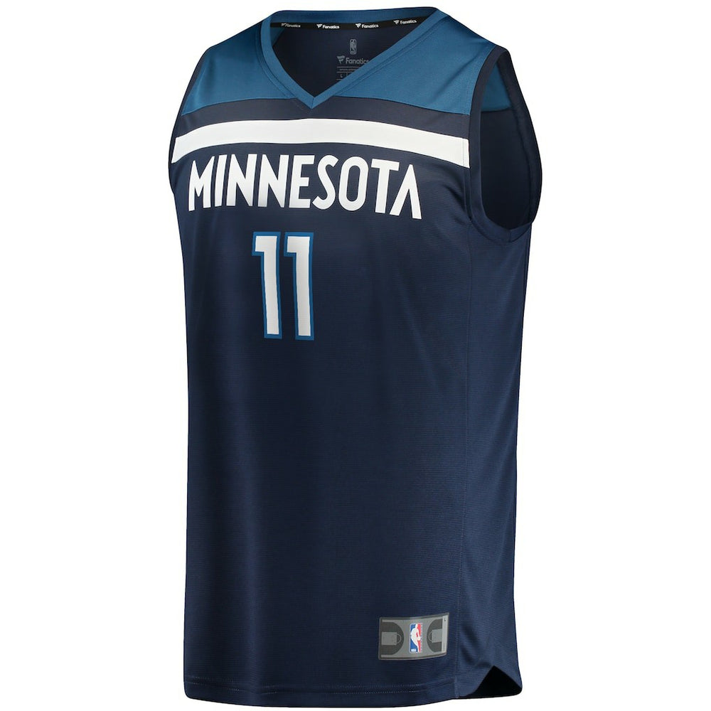 Naz Reid Minnesota Timberwolves Fast Break Replica Jersey Navy Icon Edition - Fanatics