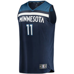 Naz Reid Minnesota Timberwolves Fast Break Replica Jersey Navy Icon Edition - Fanatics