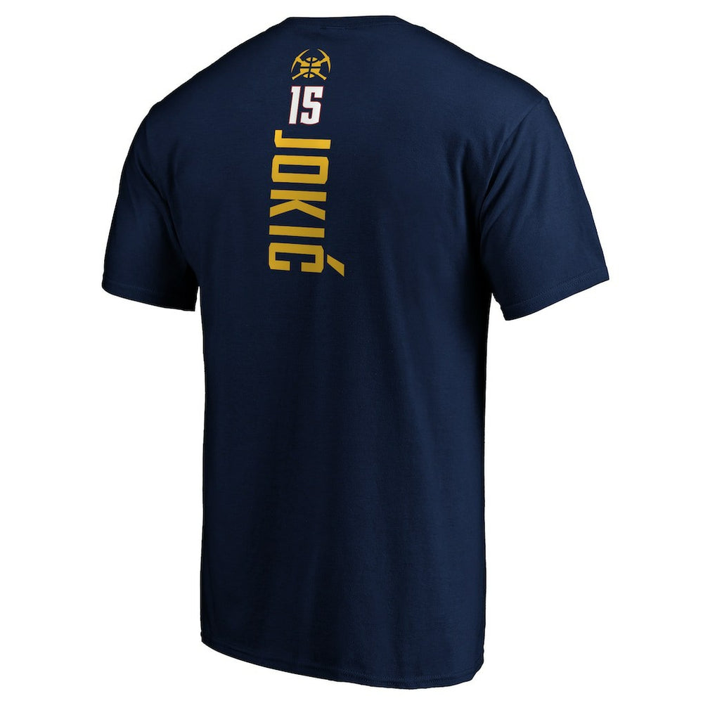 Nikola Jokic Denver Nuggets Playmaker Name & Number T-Shirt Navy outlet