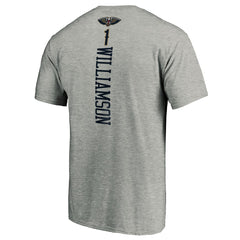 Zion Williamson New Orleans Pelicans Playmaker Name & Number Team T-Shirt Heathered Gray