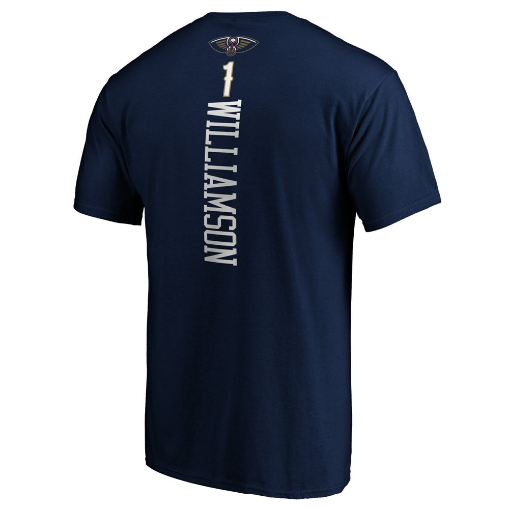 Zion Williamson New Orleans Pelicans Team Playmaker Name & Number T-Shirt Navy
