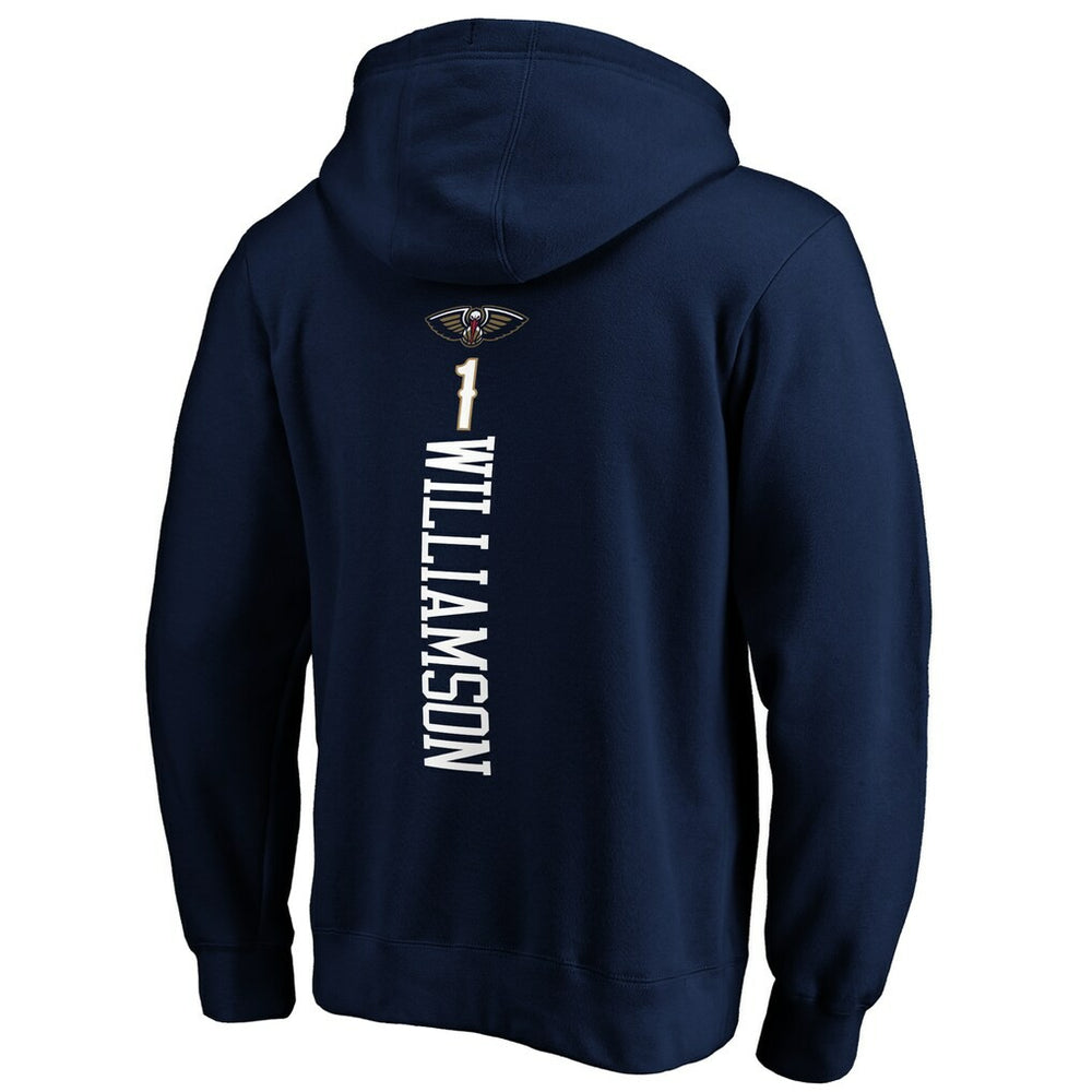 Zion Williamson New Orleans Pelicans Playmaker Name & Number Pullover Hoodie Navy outlet
