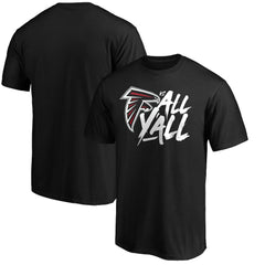 Atlanta Falcons Falcons vs. All Y'all T-Shirt - Black T-shirts