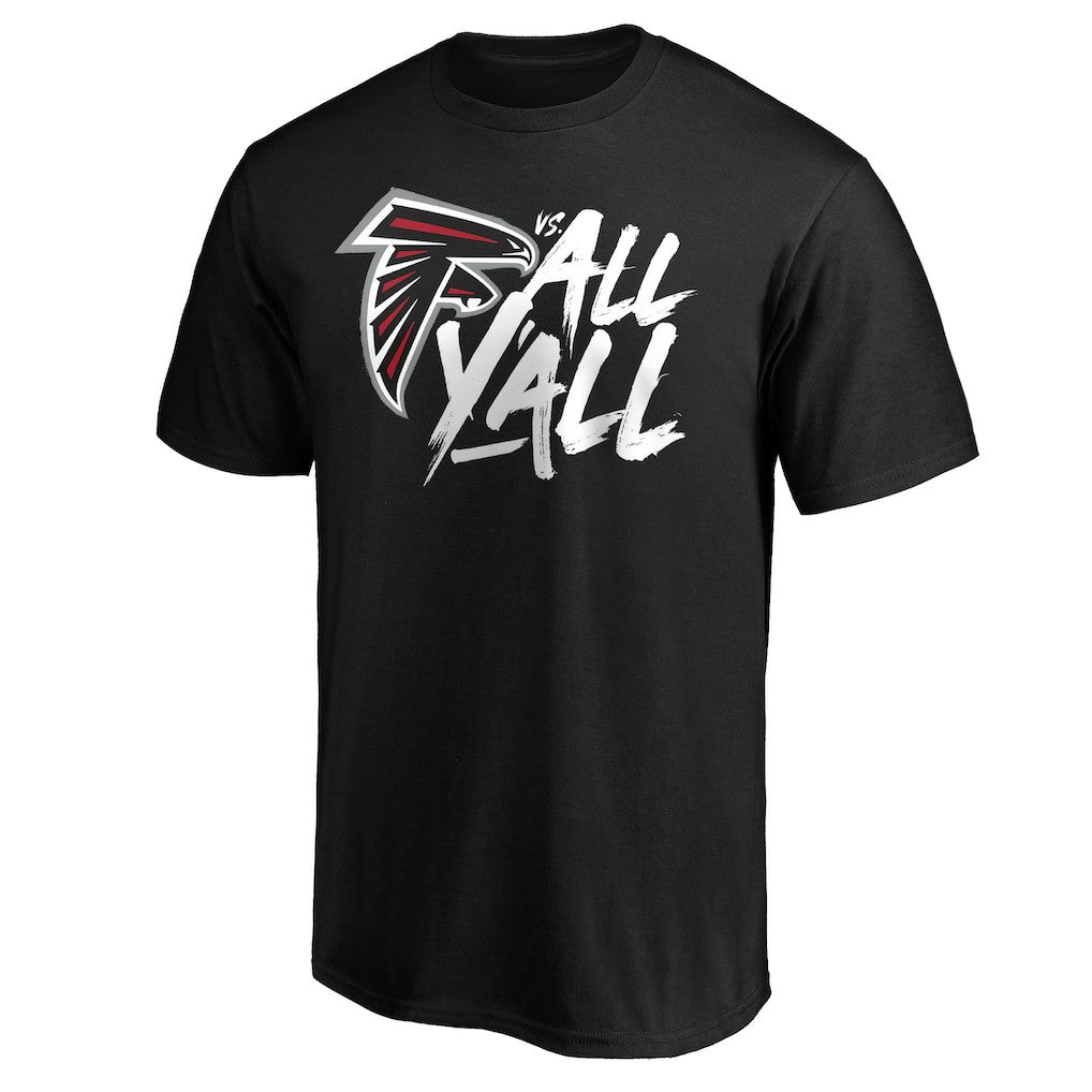 Atlanta Falcons Falcons vs. All Y'all T-Shirt - Black T-shirts