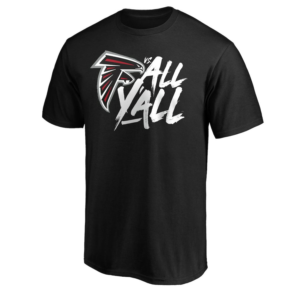 Atlanta Falcons Falcons vs. All Y'all T-Shirt - Black T-shirts