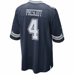 Dak Prescott Dallas Cowboys Game Team Jersey - Navy Jerseys