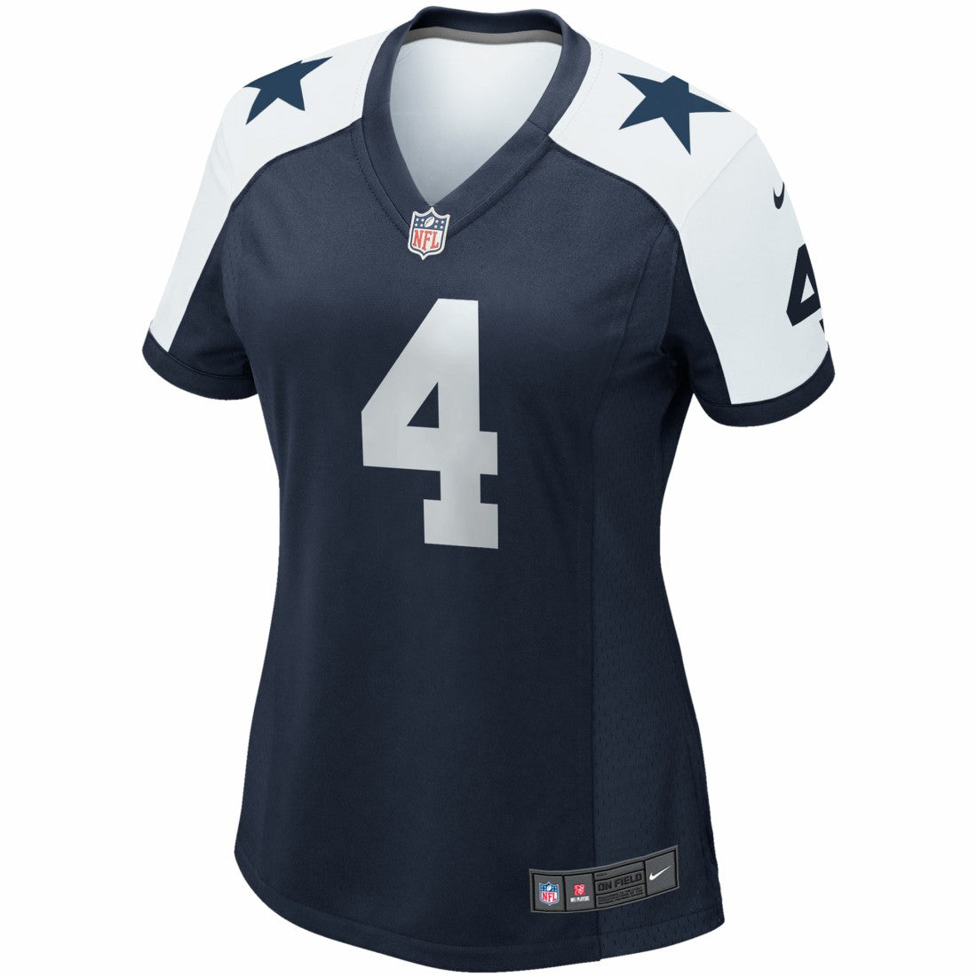 Dak Prescott Dallas Cowboys Women's Alternate Game Team Jersey - Navy Jerseys