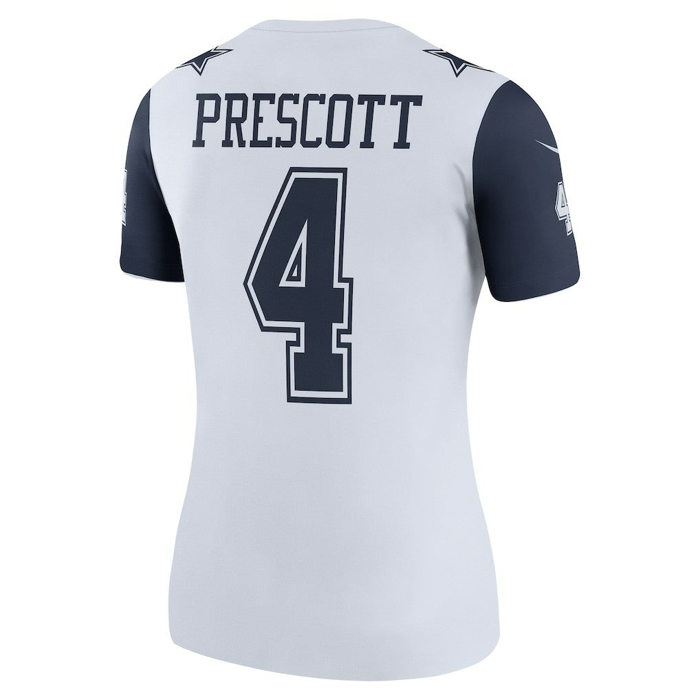 Dak Prescott Dallas Cowboys Women's Legend Player Performance Top - White Tops