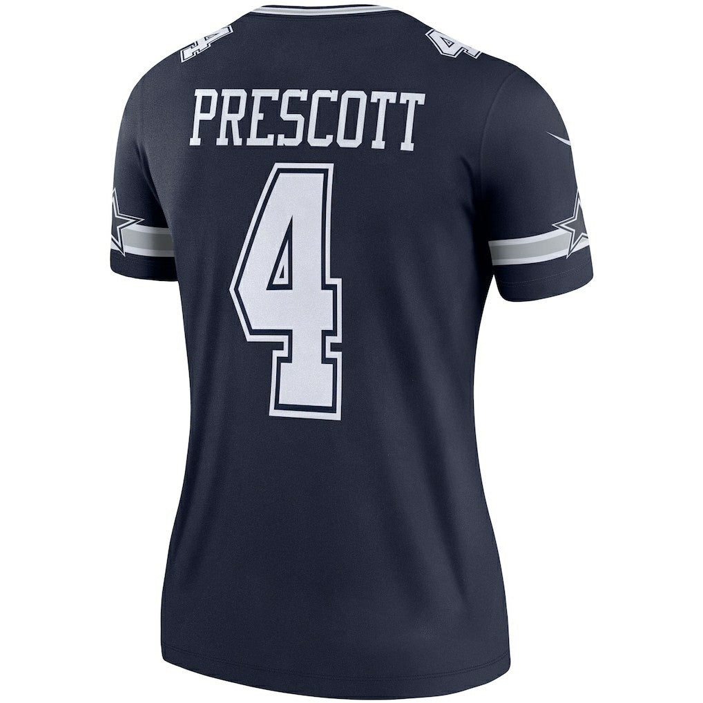 Dak Prescott Dallas Cowboys Women's Legend Player Performance Top - Navy Tops