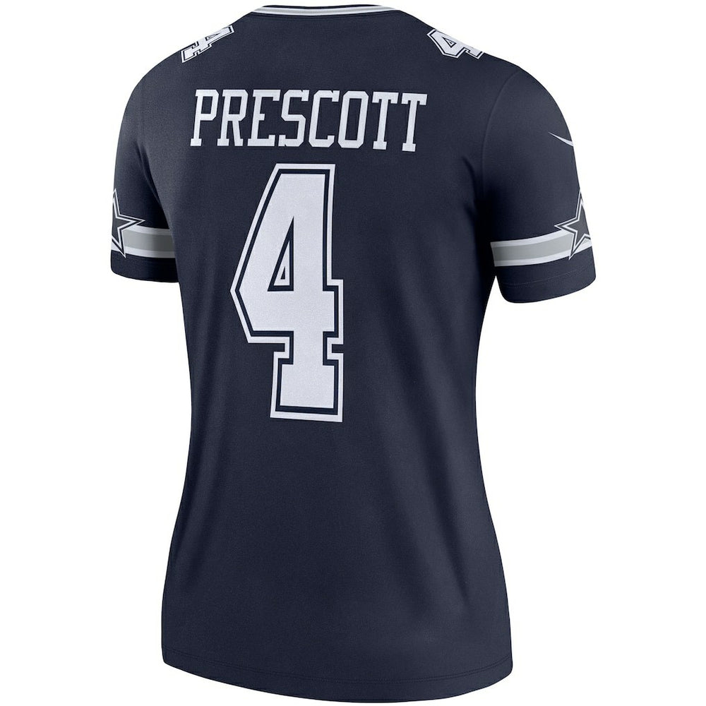 Dak Prescott Dallas Cowboys Women's Legend Player Performance Top - Navy Tops