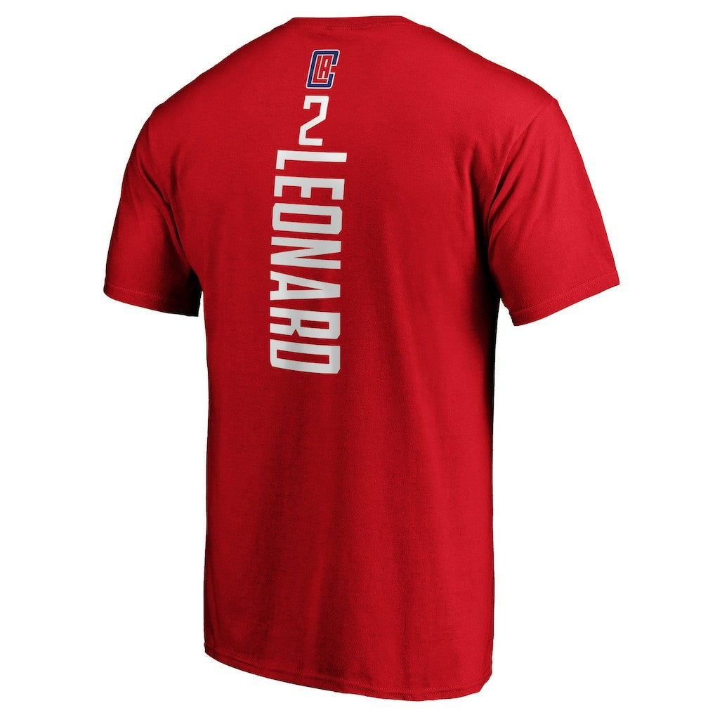 Kawhi Leonard LA Clippers Team Playmaker Name & Number T-Shirt Red - Fanatics