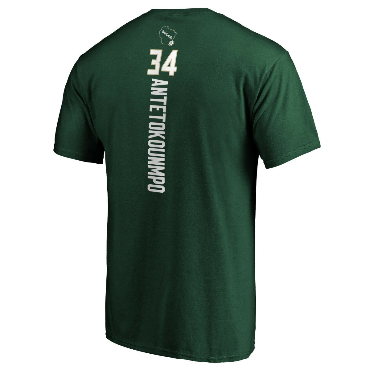 Giannis Antetokounmpo Milwaukee Bucks Playmaker Name & Number T-Shirt Hunter Green - Fanatics
